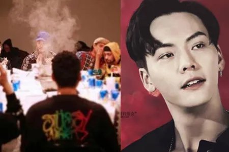 陈伟霆国外被偶遇 新综艺带队员吃火锅