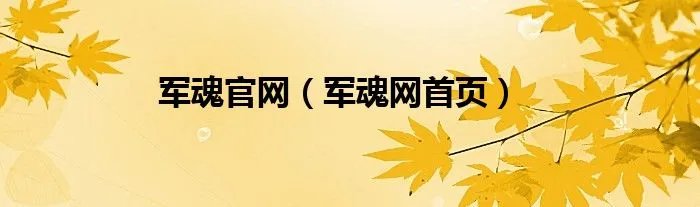 军魂官网（军魂网首页）
