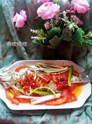清蒸红腮鱼