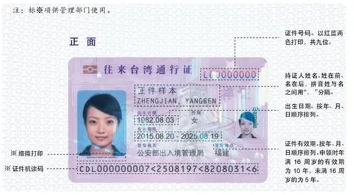 去台湾需要办什么证？