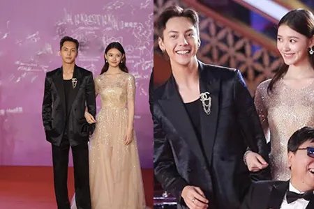 陈伟霆新染粉发网友赞帅气 活动照曝光很有范儿