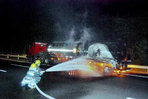 高速驶来火轮车,高速上发生事故后该怎么办?