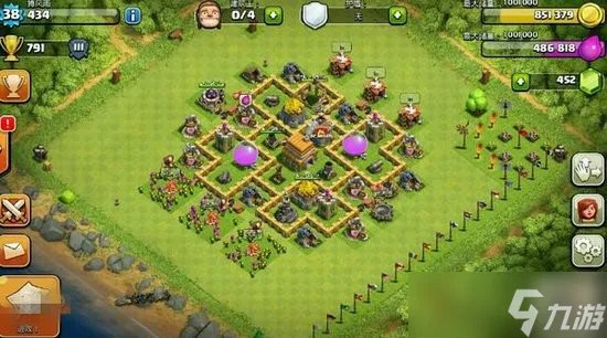 部落冲突6本最强布阵怎么布局 部落冲突6本最强布阵布局攻略
