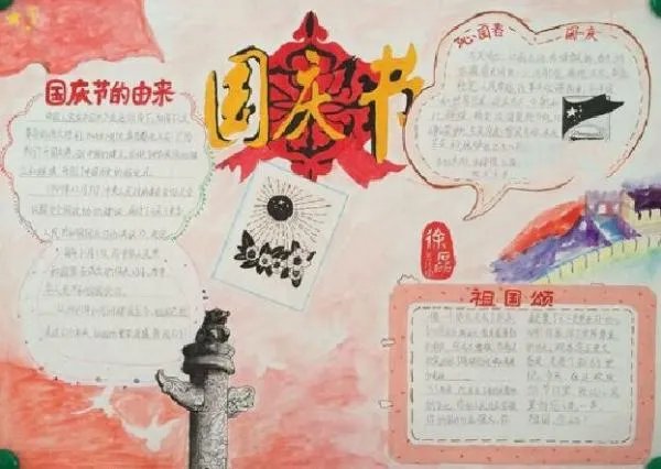 2021国庆节手抄报内容