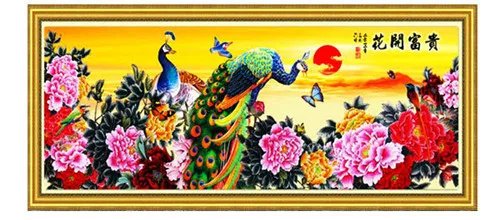 花开富贵十字绣图片欣赏 如何选择十字绣
