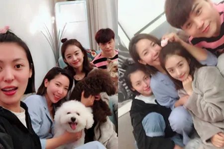 赵丽颖与萌娃合照 现如今加入社会人行列