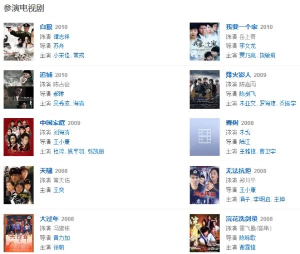 邵兵演过什么电视剧