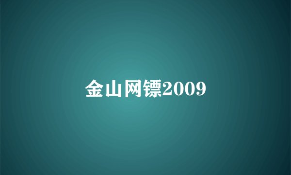 金山网镖2009