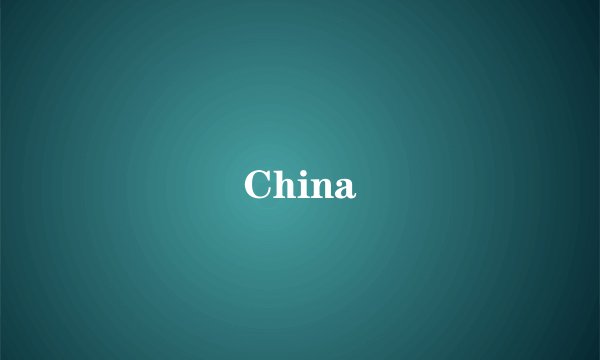 China