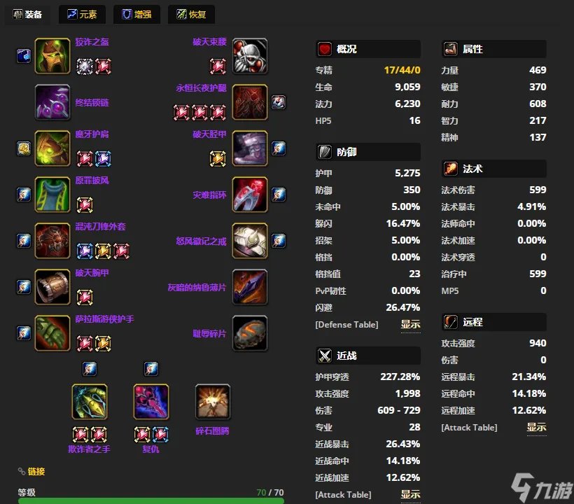 《魔兽世界》TBC怀旧服P5增强萨BIS装备 头部首选狡诈之盔