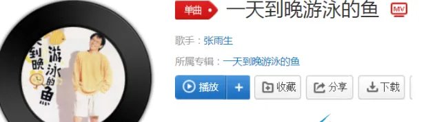 抖音一天到晚游泳的鱼啊鱼不停游是什么歌