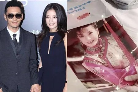 黄晓明晒小燕子照片 一家三口参观动物园