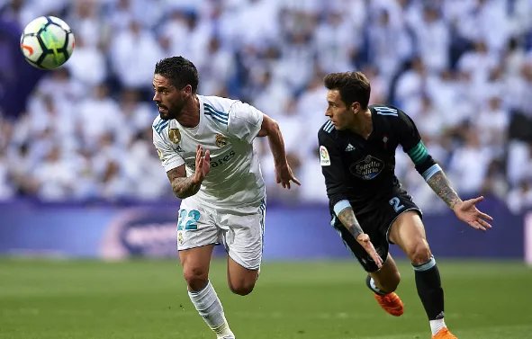 皇马6-0塞尔塔双方哪些球员首发?