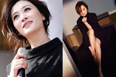 梅婷黑酷装现身 网友直呼美翻了