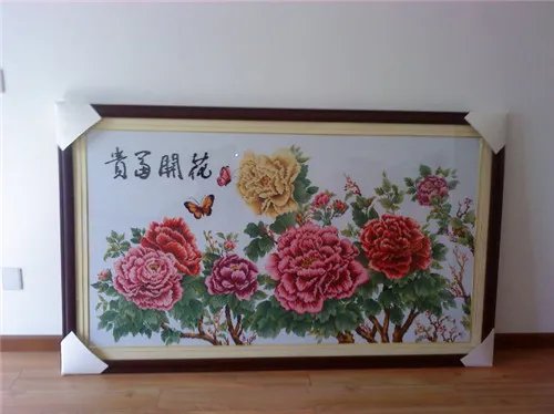 花开富贵十字绣图片欣赏 如何选择十字绣
