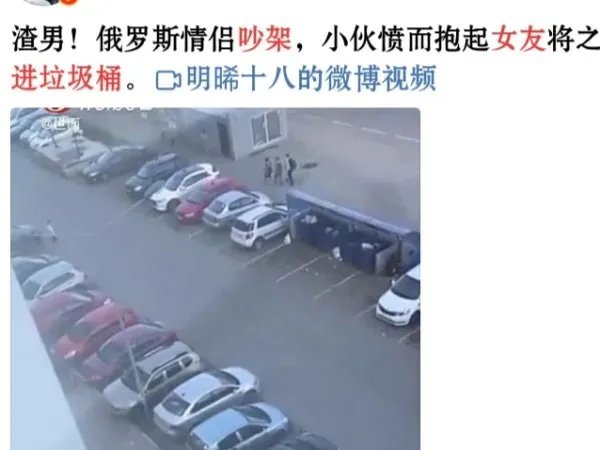 吵架吵不过将女朋友扔垃圾桶,如何评价这波操作