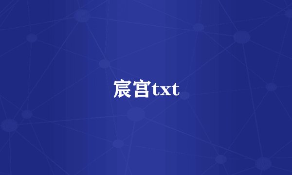 宸宫txt