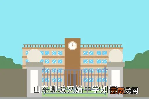 聊城文轩中学吧，山东聊城文娟中学如何
