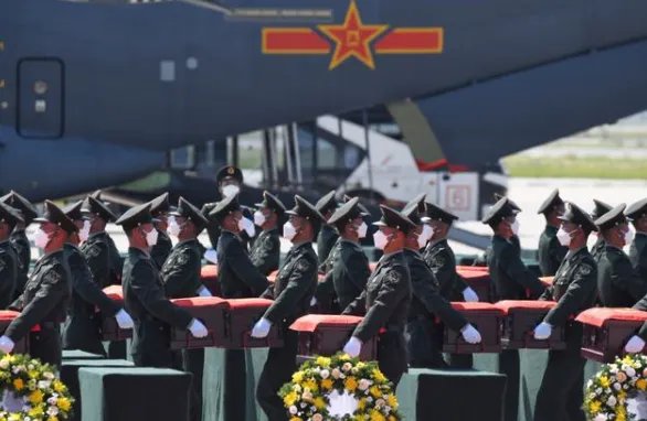 在韩志愿军烈士回家？