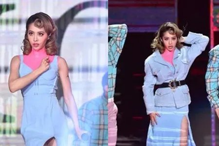 蔡依林尝试新发型 跨年晚会唱错词超萌反映惹网友点赞