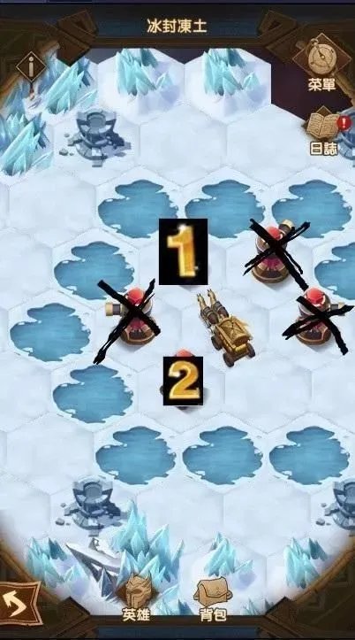 剑与远征冰封冻土路线图文全攻略