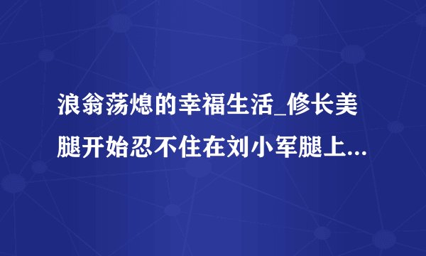 浪翁荡熄的幸福生活_修长美腿开始忍不住在刘小军腿上蹭动-情感口述