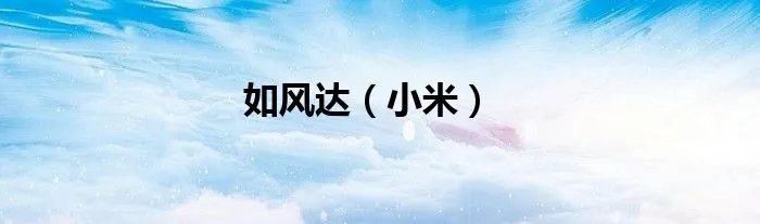 如风达(小米)