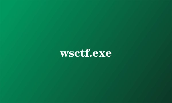 wsctf.exe
