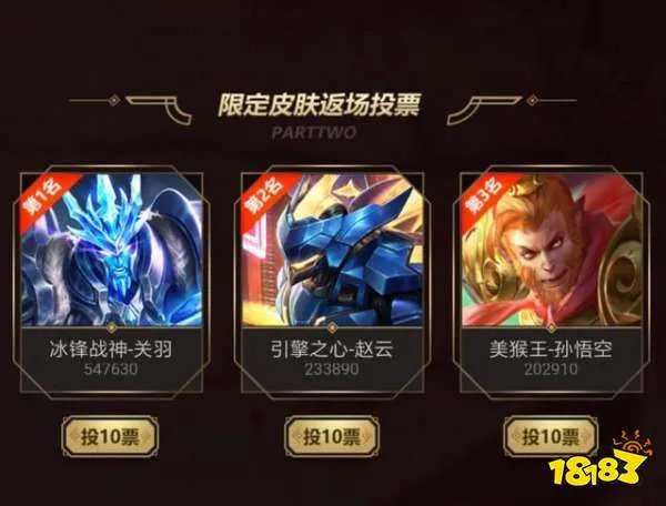 王者荣耀冰封战神多少钱 冰锋战神返场价格