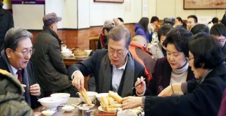 文在寅与北京市民吃早餐在哪里?文在寅访华早餐