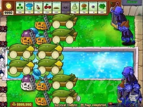 《植物大战僵尸》经典梯子8炮流教程  8炮流怎么玩？