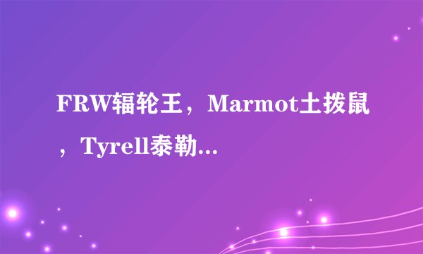 FRW辐轮王，Marmot土拨鼠，Tyrell泰勒，Titus钛特斯单车官网京东天猫旗舰店