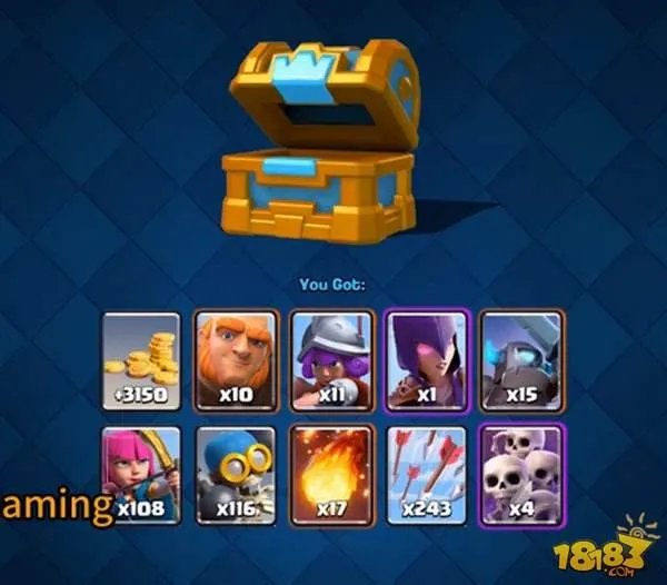 皇室战争部落宝箱解锁机制及奖励一览图