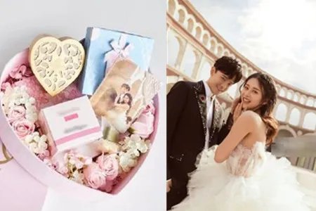 曝付辛博颖儿请柬 两人共赴巴厘岛成婚