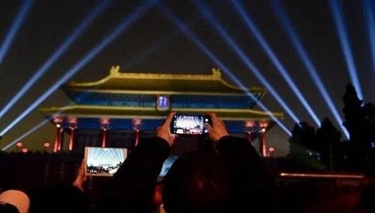 故宫灯光秀未取消 预约观众放心大胆的去