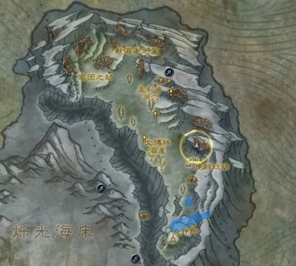 探索瓦斯琪尔的骸骨珊瑚礁在哪啊 最好说下具体位置。