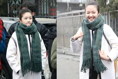 李兰迪现中戏艺考  可爱形象被称赞