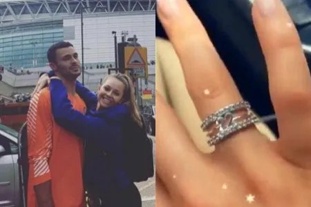 小南斯求婚成功女友晒出钻戒 接受采访认为C罗更具影响力