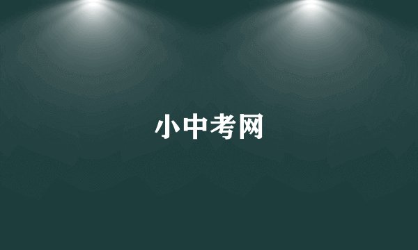 小中考网