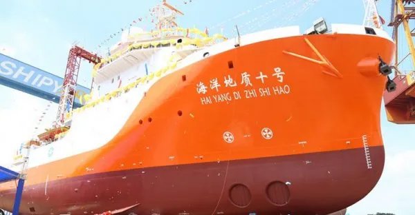 海洋地质十号下水的钻探功能如何?