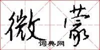 微蒙