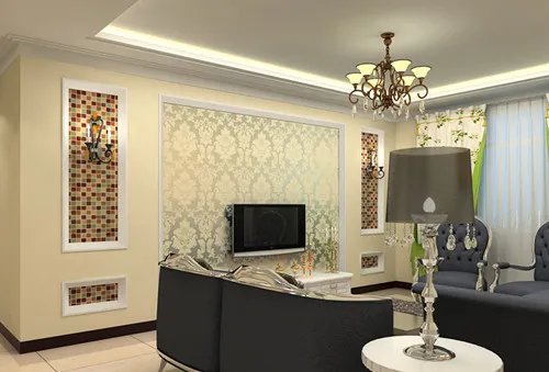 壁纸电视墙效果图 5款百看不厌的壁纸电视墙