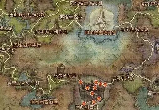 《永恒之塔》奥德采集1-499采集路线一览