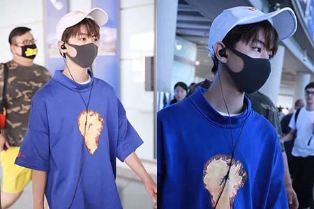 王俊凯骑车带赵薇 现身泰国机场引围观