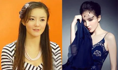 刘雨欣整容前后 蛇精脸毁掉小清新