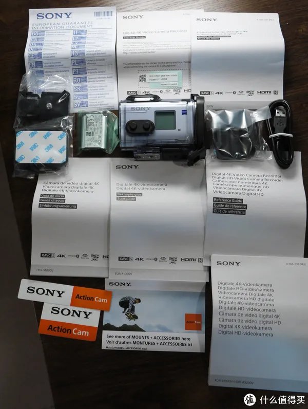 德亚极速直邮-SONY 索尼 FDR-X1000V 4K运动相机 开箱