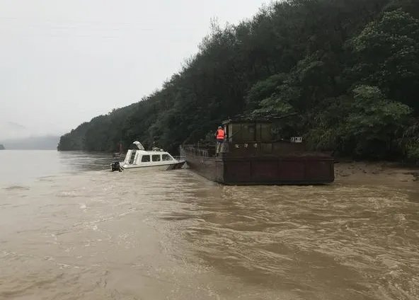 浙江兰溪的洪水已经退却?