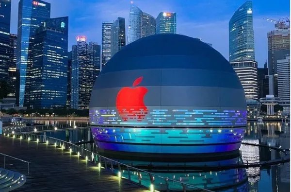 首个水上苹果零售店落户新加坡,具体什么时候开业呢?