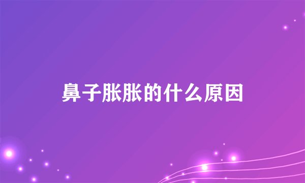 鼻子胀胀的什么原因
