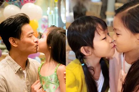 蔡少芬晒亲吻照 与老公互动超级有爱